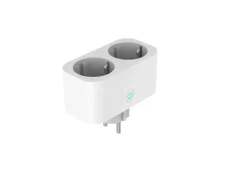 Smart Stikkontakter & Sensorer|Grenuttak & Skjøteledninger^Elworks Energimåler plugg m/timer wifi dobbeltstikk -