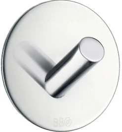Håndkleholdere|Knagger & Knaggrekker^Beslagsboden Enkel krok selvklebende Ø48 mm - krom