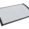 Takpanel^ Entrétak til dør "Kalmar 1000" svart 1000 x 600 mm