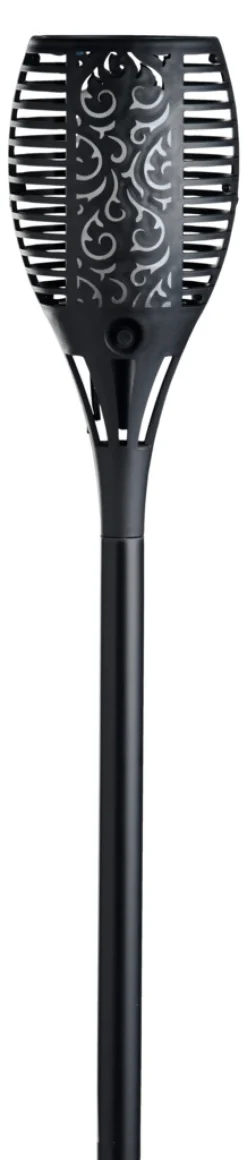 Lys & Hagedekorasjoner|Solcellelamper^Garden Fakkel med solcelle Ø12 x H78 cm - ® Svart