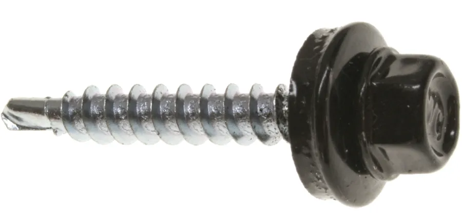 Skruer^Heco Farmerskrue Wing 4,8 x 35 hvit - 25 stk.
