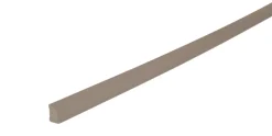 Lister^Hornbaek Feielist plast koksgrå - 10 x 16 x 3000 mm