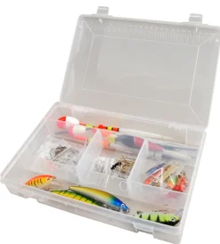 Fiskeutstyr^ Fiskeboks med fiskeutstyr 100 deler
