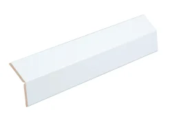 Lister^Rindalslist Flexilist 4x50x2400 mm med tape MDF Hvit folie NSC S 0502-Y (kan overmales)