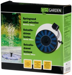 Lys & Hagedekorasjoner^Garden Fontene med solcelle Ø - ®