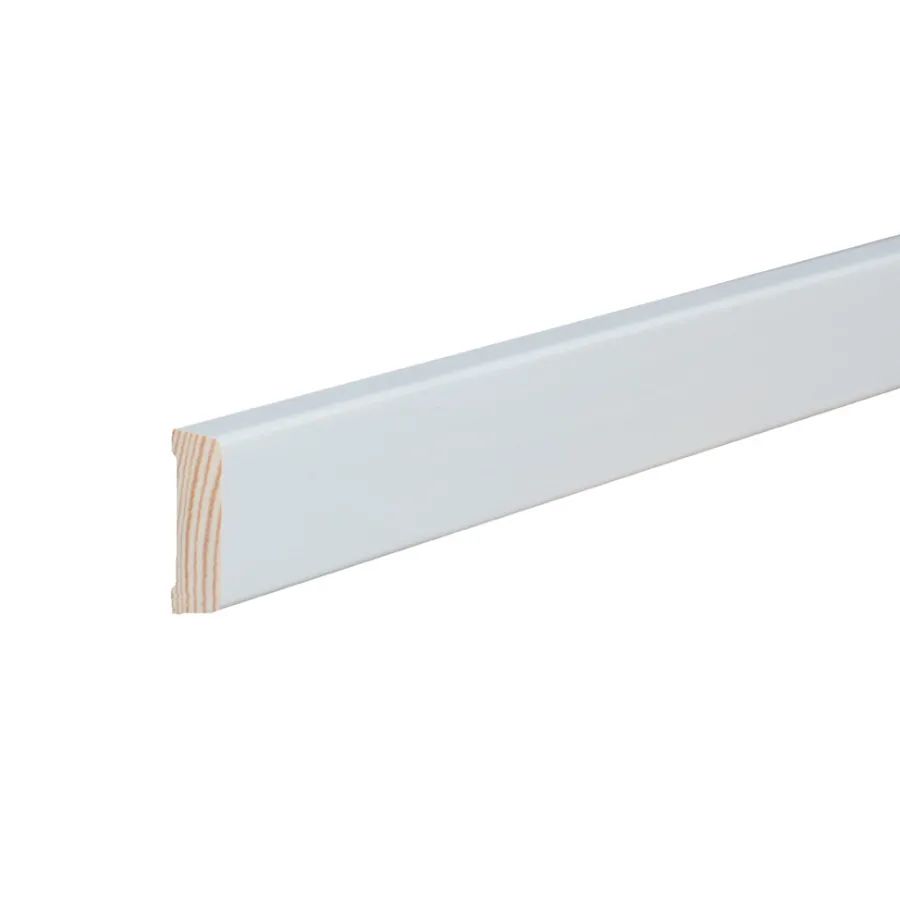 Lister^Rindalslist Furu 9x34 brannmurlist slett malt