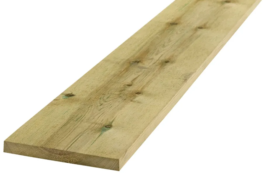 Impregnert Tre^Moelven Furu 19 x 148 x 4800 mm rektangulær kledning