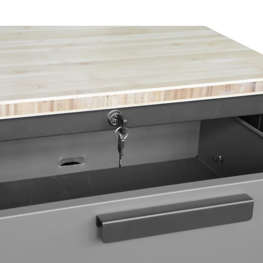 Arbeidsbord & Reoler^ Garasjeinnredning H192,5 x B330 x D47,2 cm