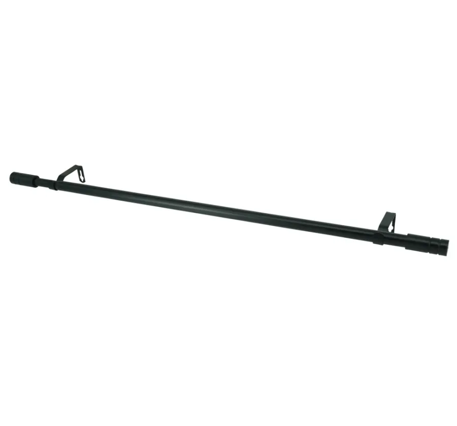 Gardintilbehør^ Gardinstang universal 71-120 cm Svart