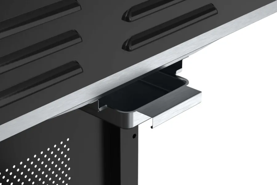 Gassgrill^Grillexpert Gassgrill med 4 brennere og bakbrenner – Svart