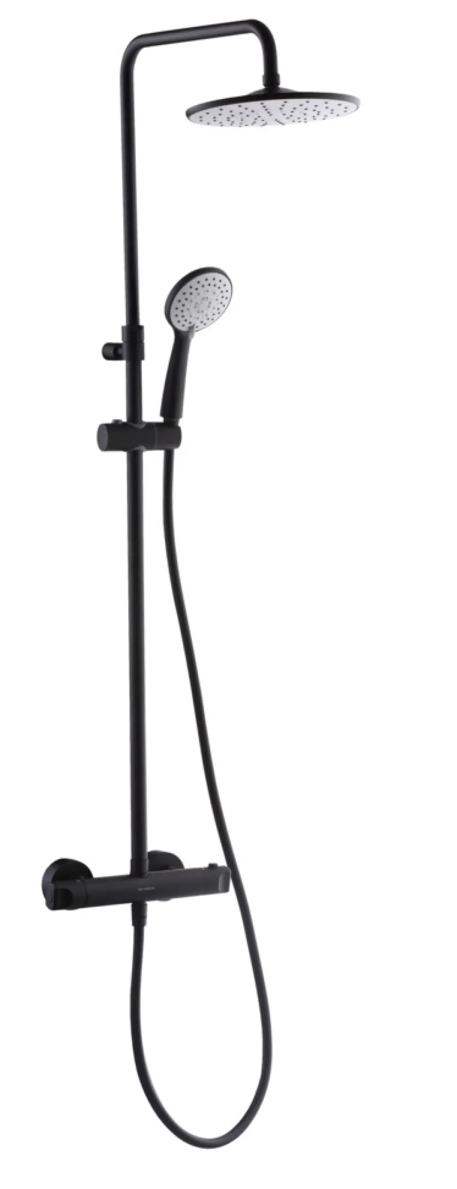 Dusjhoder & -Slanger^Geyser ® MINI takdusjsett Ø222 mm Matt svart