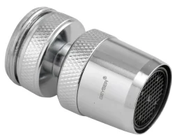 Vvs-Artikler^Geyser ® vannbesparer med kuleledd 9 l/min