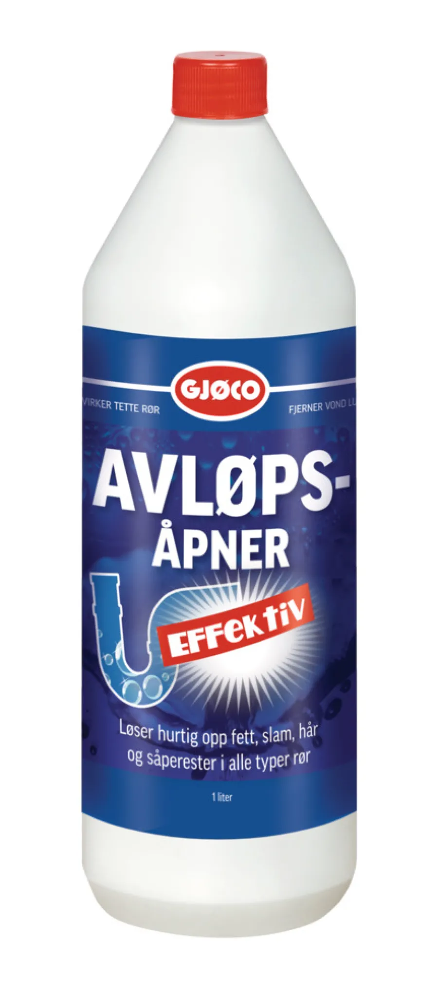 Rengjøringsmidler^Gjøco avløpsåpner 1 liter