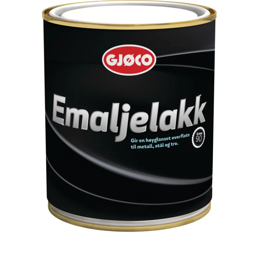 Båtutstyr & Båtpleie|Lakk^Gjøco Emaljelakk svart 0,75 liter