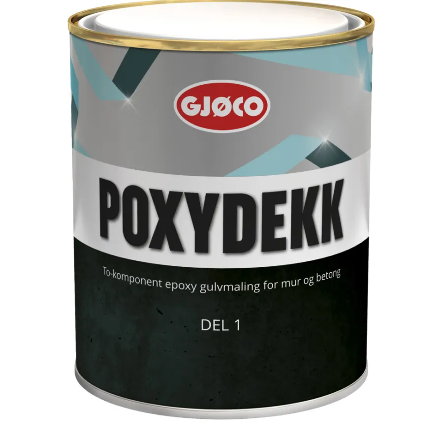 Veggmaling|Gulvmaling^Gjøco Poxydekk 0,7 liter - Del 1 Lys grå