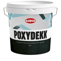 Veggmaling|Gulvmaling^Gjøco Poxydekk 2,1 liter - Del 1 Lys grå