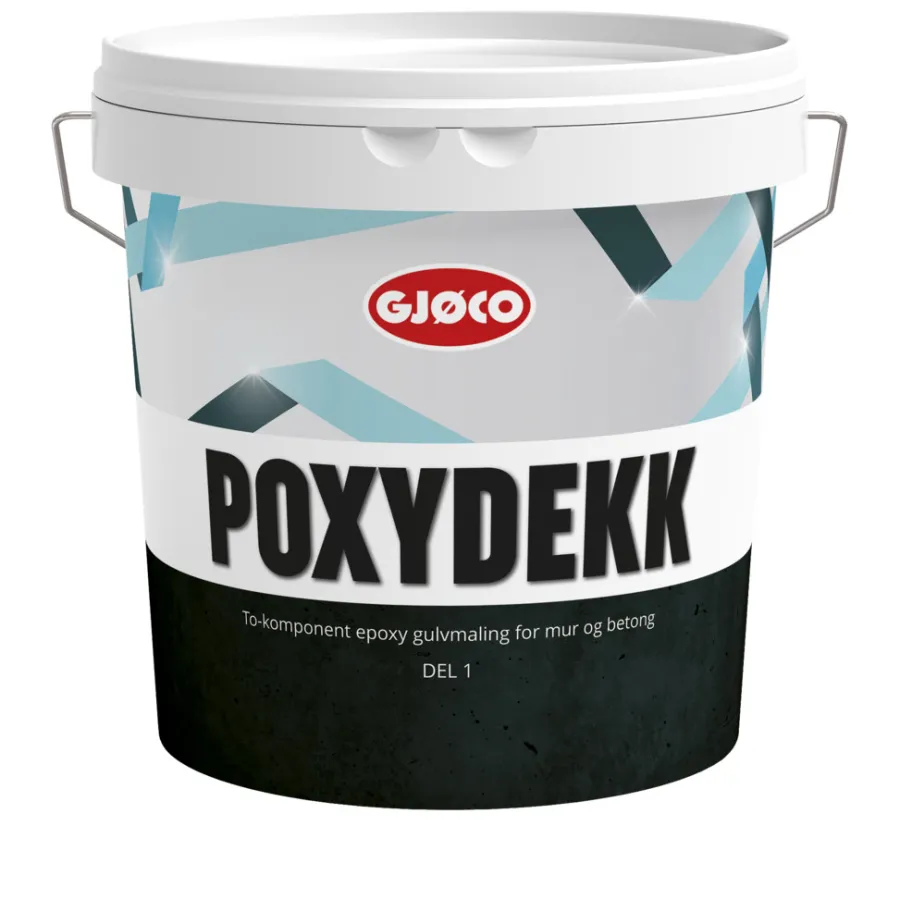 Veggmaling|Gulvmaling^Gjøco Poxydekk 2,1 liter - Del 1 Lys grå