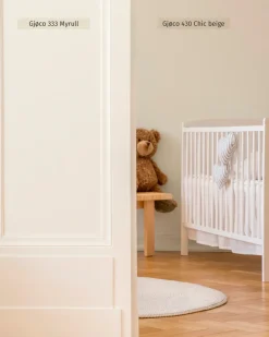 Veggmaling^Gjøco Silkematt Rom akrylmaling 2,7 liter – Chic Beige 430