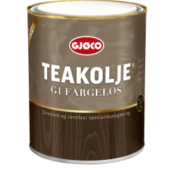 Båtutstyr & Båtpleie^Gjøco Teakolje matt G1 Båtimpregnering 3 liter Fargeløs