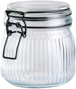 Oppbevaringsglass^DAY Glasskrukke riflet 0,5 liter -