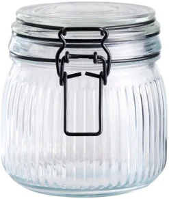 Oppbevaringsglass^DAY Glasskrukke riflet 0,5 liter -