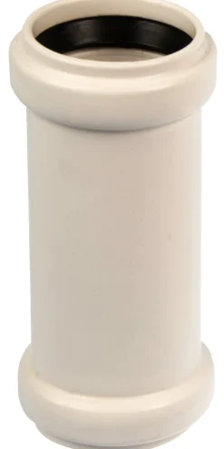 Avløpsrør^ Glidemuffe hvit PP 32 mm