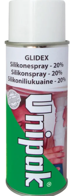 Avløpsrør^Glidex silikonspray