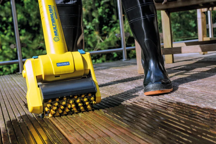 Tilbehør Til Hagemaskiner^Gloria trebørste nylon Ø100 mm t/MultiBrush