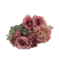Kunstige Planter^GREENIX kunstig blomsterbukett "Øresund"