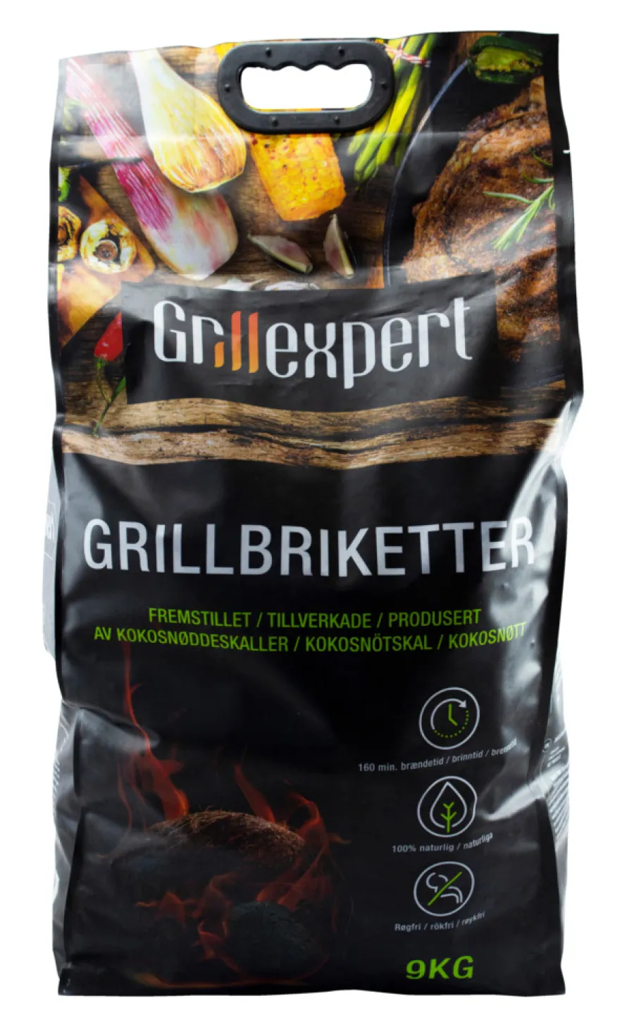 Kullgrill & Briketter^Grillexpert Grillbriketter 9 kg -
