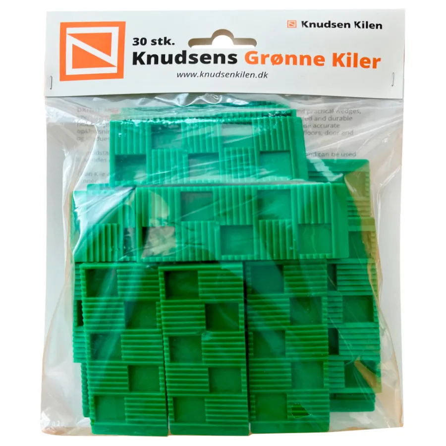 Kiler^Knudsen Kilen Grønn kile Knudsen 80 x 30 x 10 mm