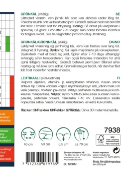 Frø^Weibulls Grønnkål 'Westlandse Herfst'