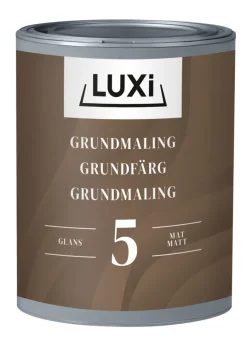 Tre- Og Metallmaling^Luxi Grunnmaling hvit 0,75 liter -