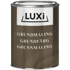 Tre- Og Metallmaling^Luxi Grunnmaling hvit oljebasert 0,75 liter –
