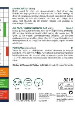 Frø^Weibulls Gulrot vinter 'Flakker'