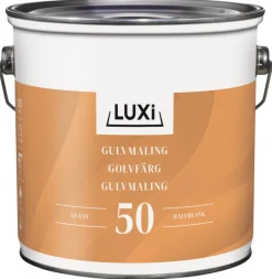 Gulvmaling^Luxi Gulvmaling alkyd pastellgrå 2,25 liter – Pastellgrå (NCS-kode s2000-n)