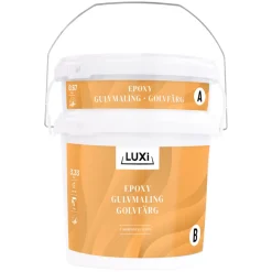 Gulvmaling^Luxi Gulvmaling 2K epoxy lysgrå 4 kg - Lys grå
