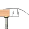 Profillister^ Gulvprofil aluminium - 2 x 40 mm x 1,8 meter