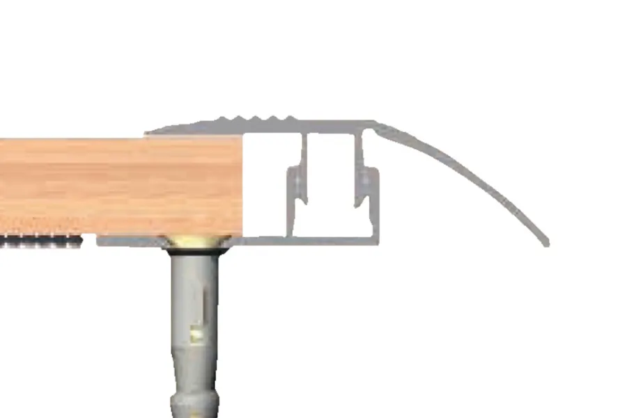 Profillister^ Gulvprofil aluminium - 2 x 40 mm x 1,8 meter