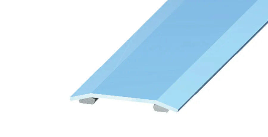 Profillister^ Gulvprofil børstet stål - 2,1 x 31 mm x 0,9 m