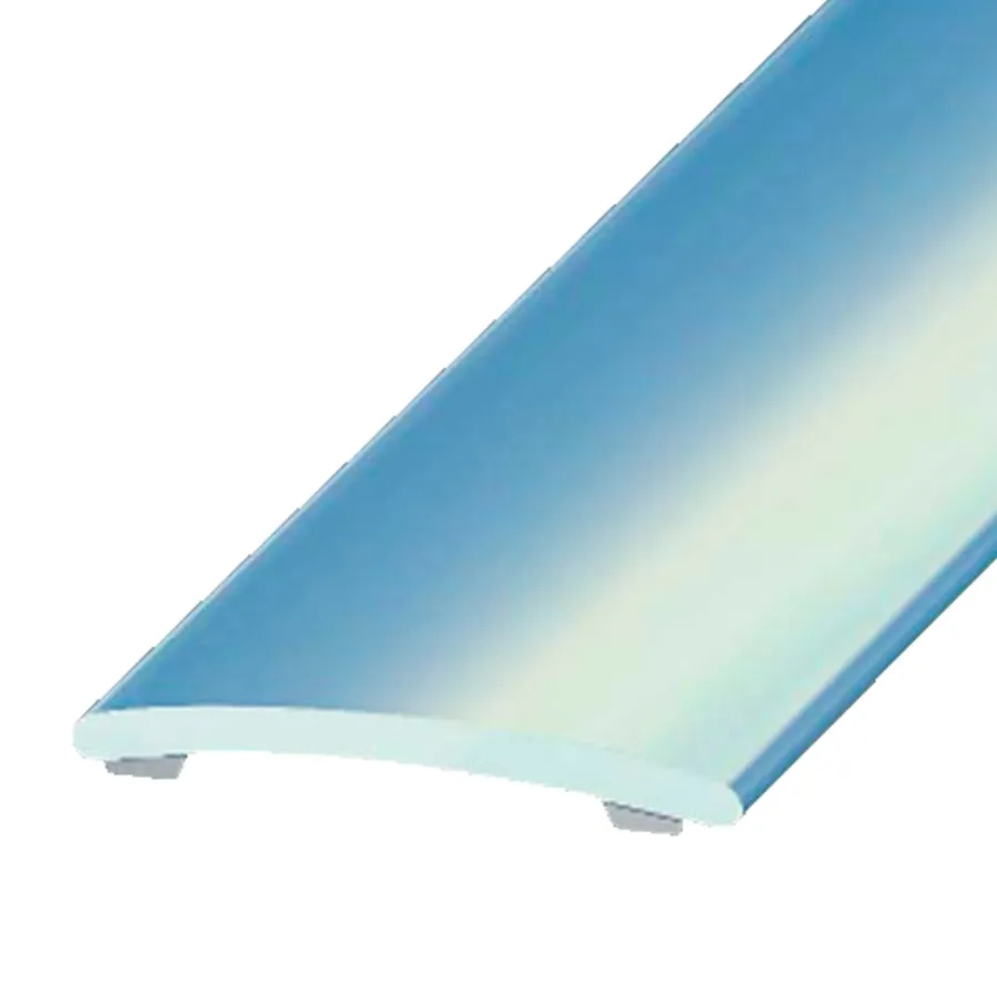Profillister^ Gulvprofil børstet stål - 2 x 16 mm x 0,9 meter