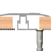 Profillister^ Gulvprofil topp 1,8 x 42 mm x 0,9 meter