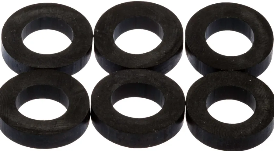 Vvs-Artikler^ Gummipakning 1/2" x 10 mm - 6 stk.