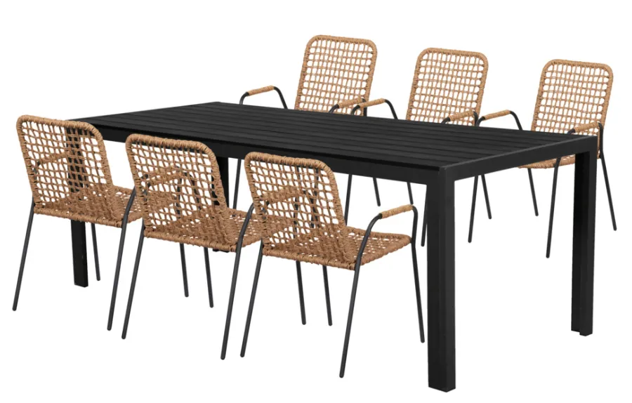 Sesongavslutning|Hagebord^Sunlife Hagebord Havanna 205 x 90 cm i alu/nonwood - ®