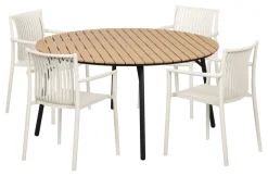 Sesongavslutning|Hagebord^Sunlife Hagebord Nebraska stål/nonwood Ø150 cm - ®