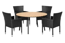 Sesongavslutning|Hagebord^Sunlife Hagebord Nebraska stål/nonwood Ø150 cm - ®