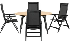 Sesongavslutning|Hagebord^Sunlife Hagebord Nebraska stål/nonwood Ø150 cm - ®