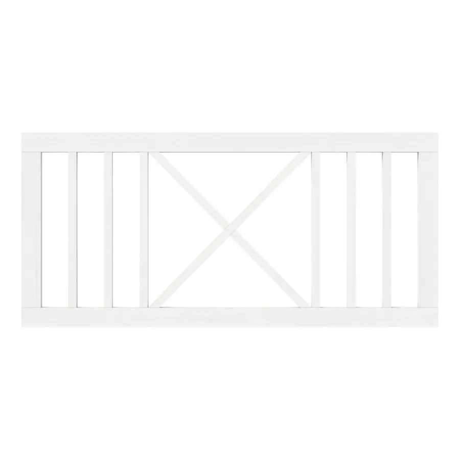 Gjerder^ Hagegjerde Rold 150 x 70 cm Hvit