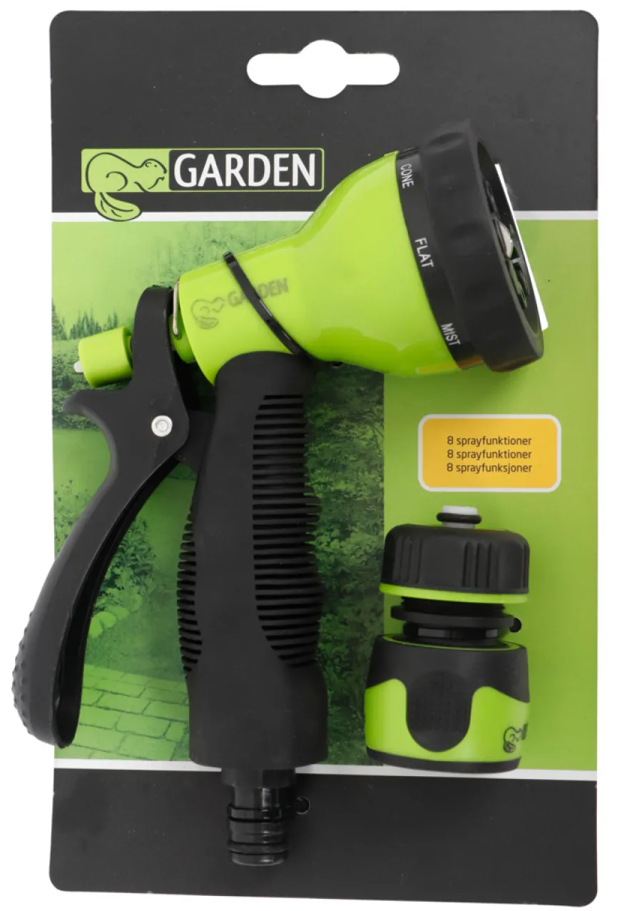 Koblinger & Sprøytepistoler^Garden Hagepistol med 8 sprayfunksjoner 1/2" – ®