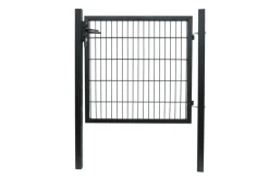 Gjerder|Hageporter^HORTUS Hageport metall svart 100 x 100 cm Svart pulverlakkering